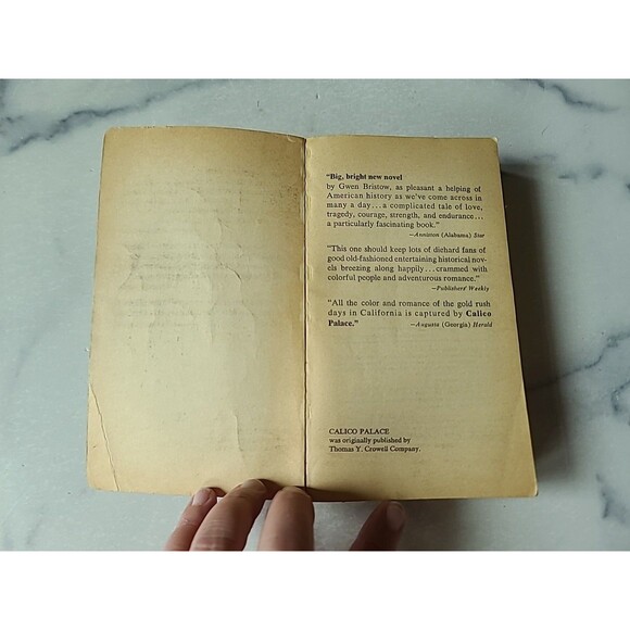 Calico Palace By Gwen Bristow Paperback - Picture 2 of 10